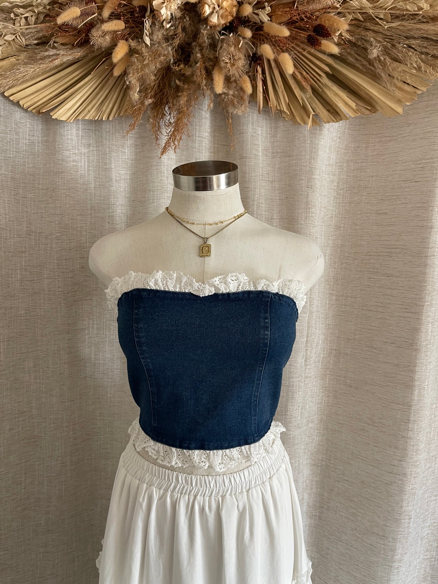 Amari Denim Top