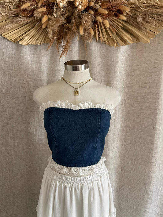 Amari Denim Top