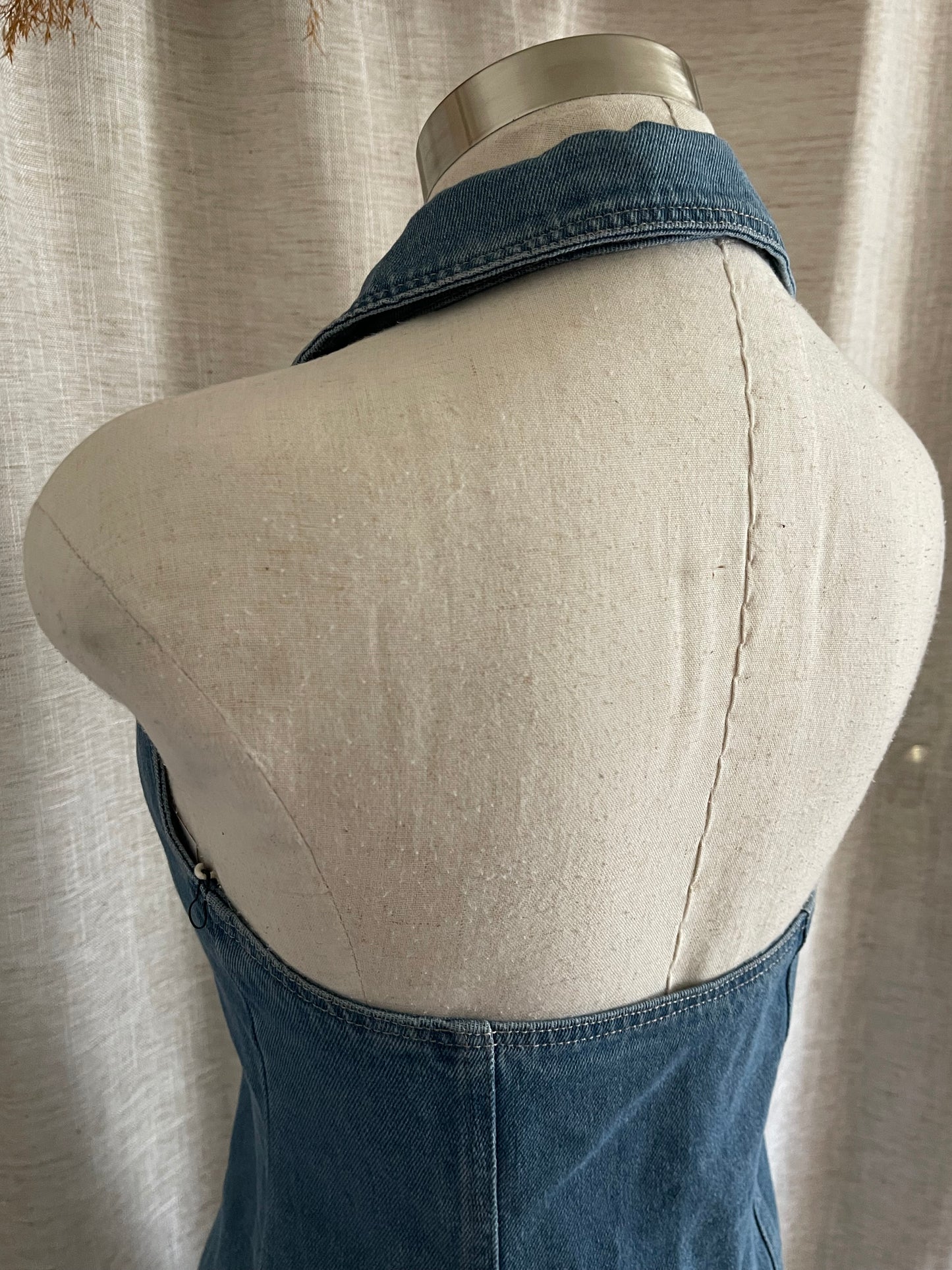 Whispered Romance Denim Dress