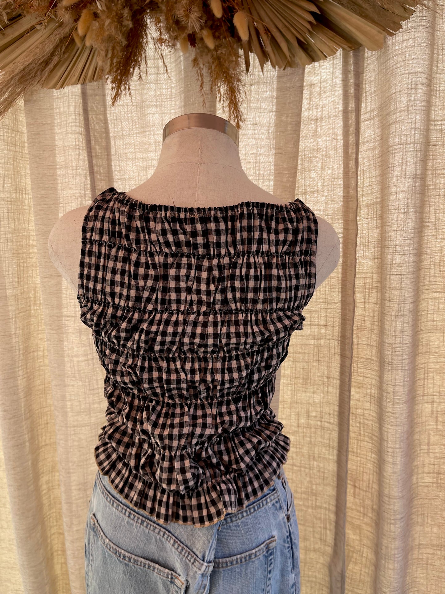 Check Me Out Gingham Top