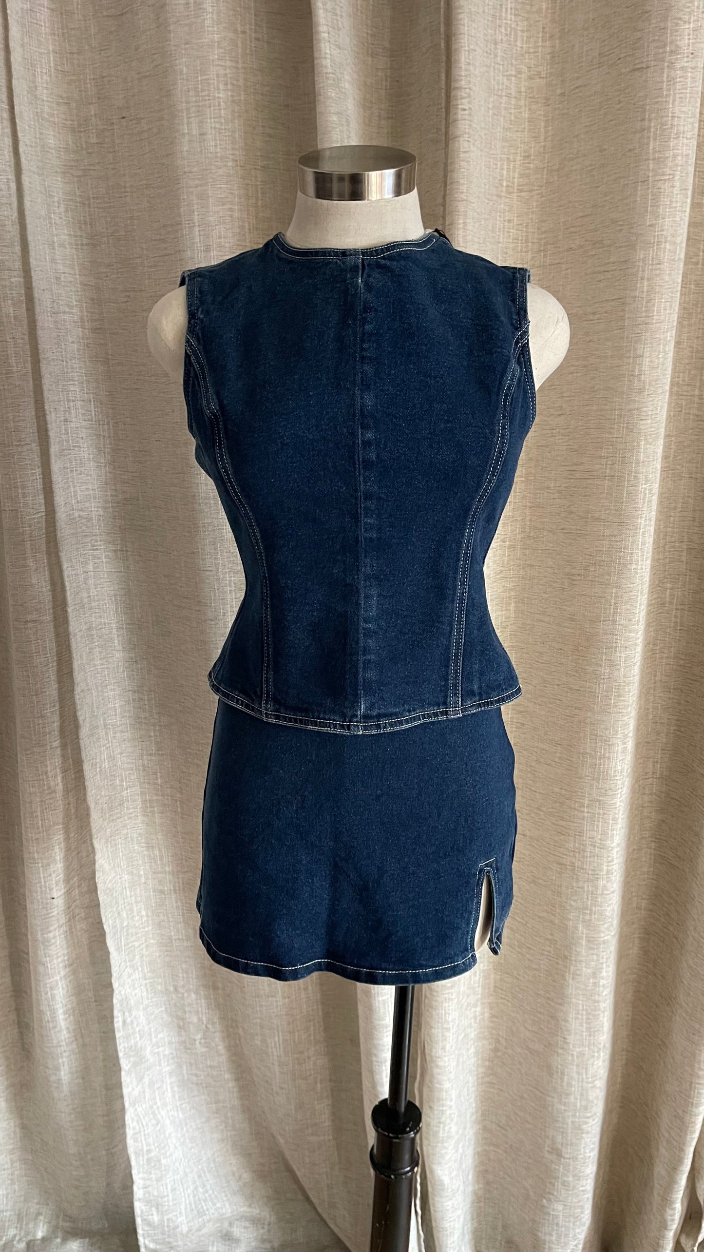 Short & Sweet Denim Set- RESTOCK - LAST M!!