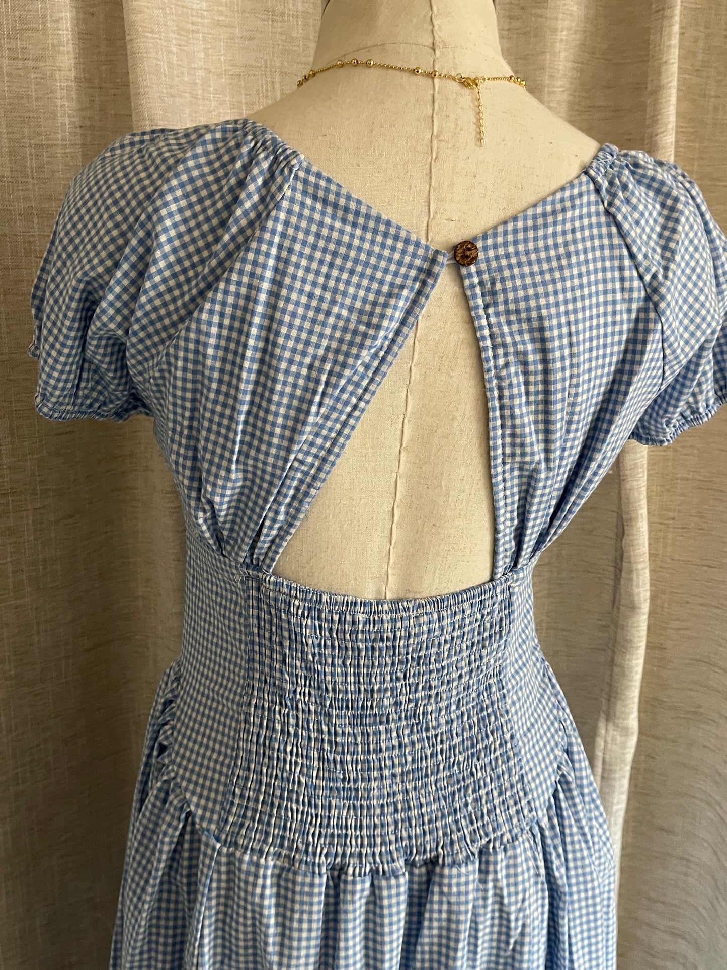 Countryside Gingham Dress - LAST L!