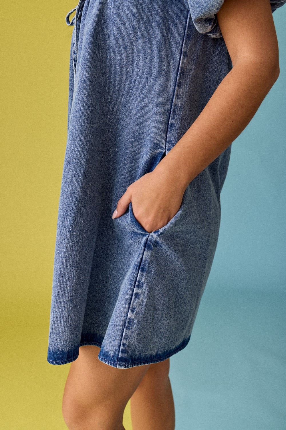Sweet Charming Denim Dress