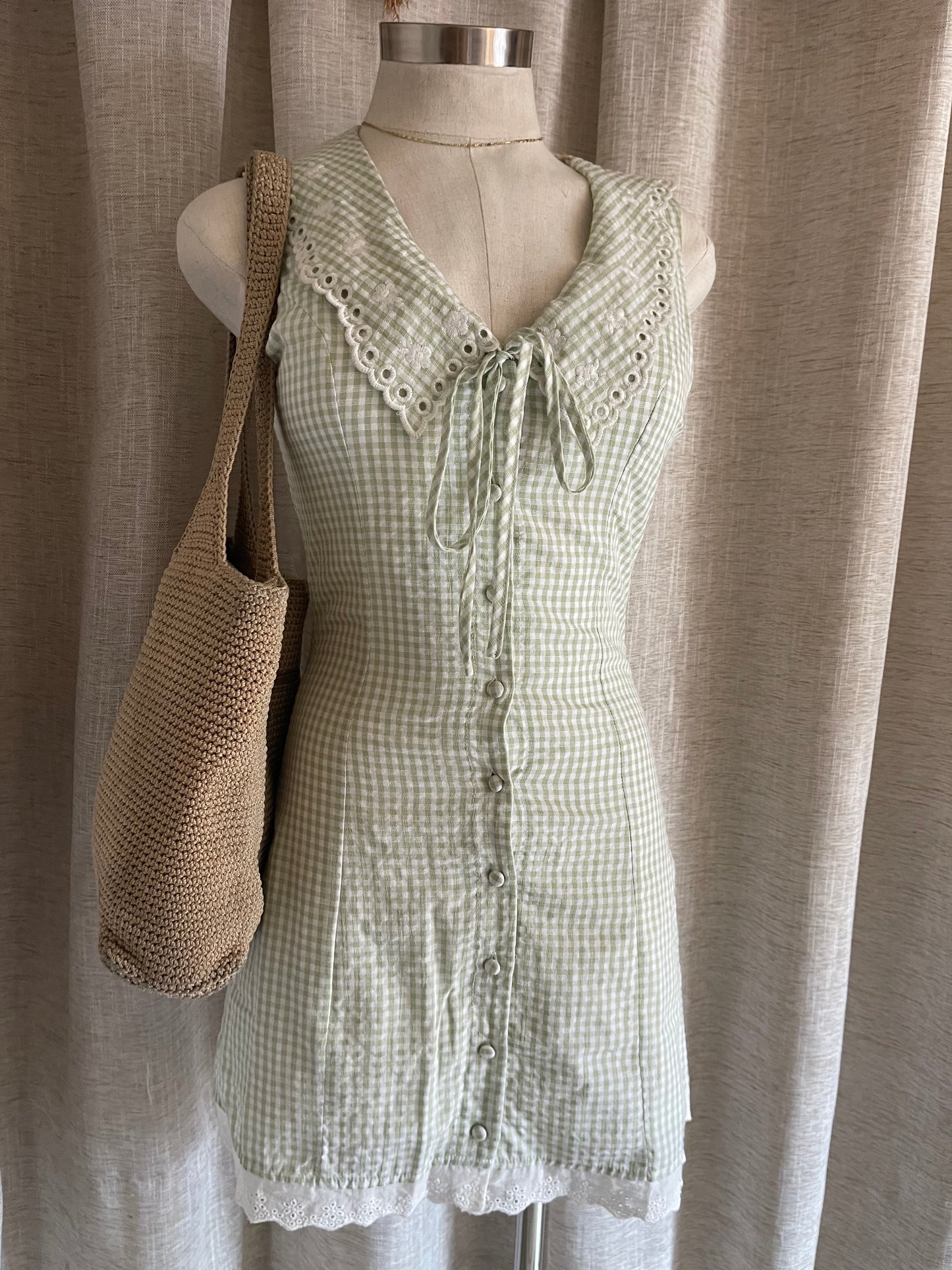 True Charm Gingham Dress