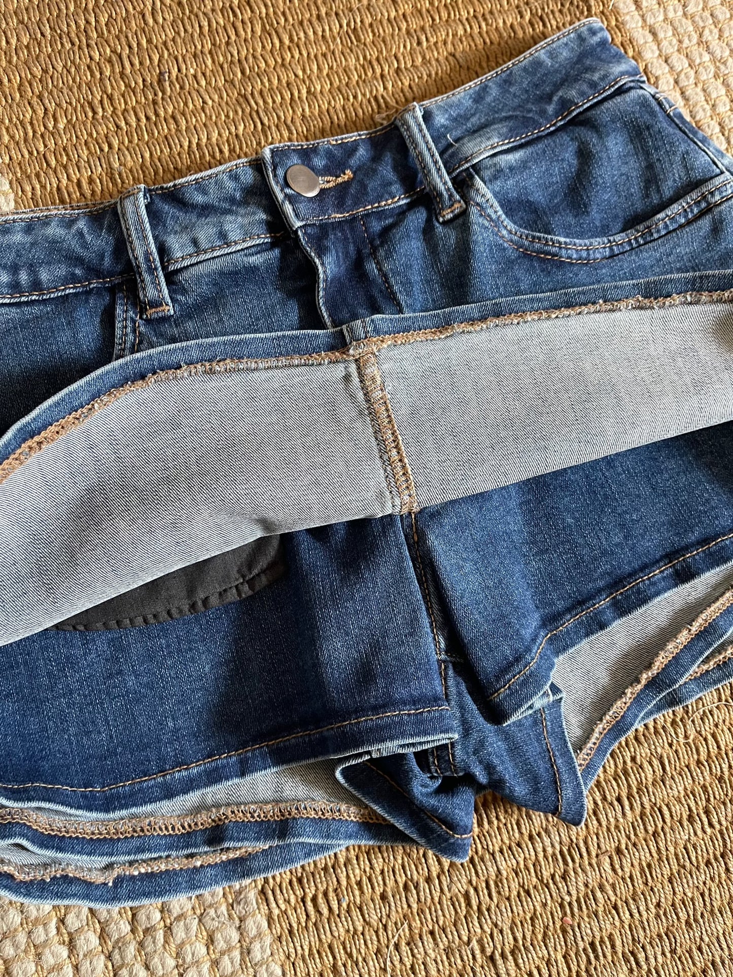 Can't Tame Her Denim Skort