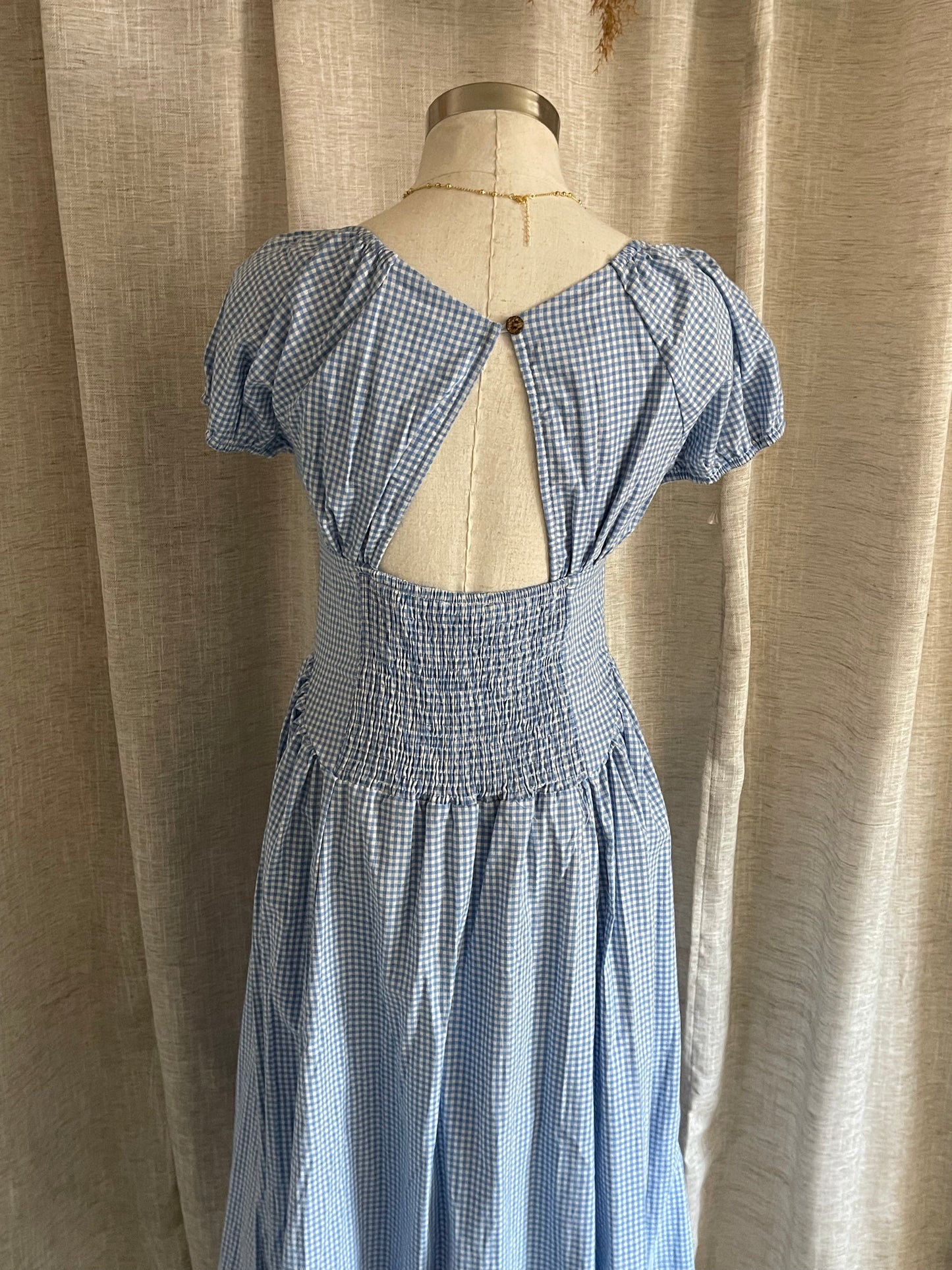 Countryside Gingham Dress - LAST L!
