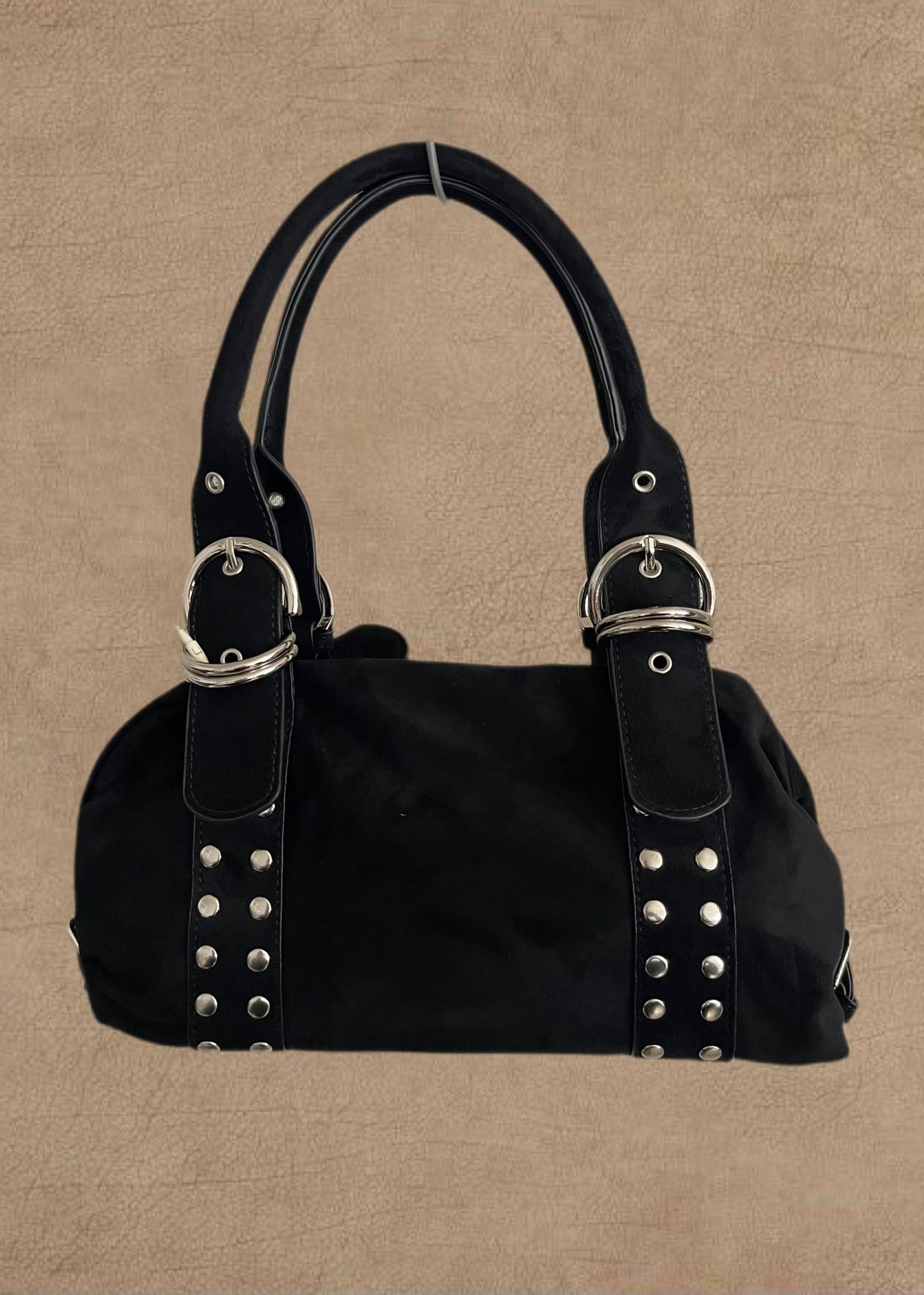 Buckle You Down Suede Bag