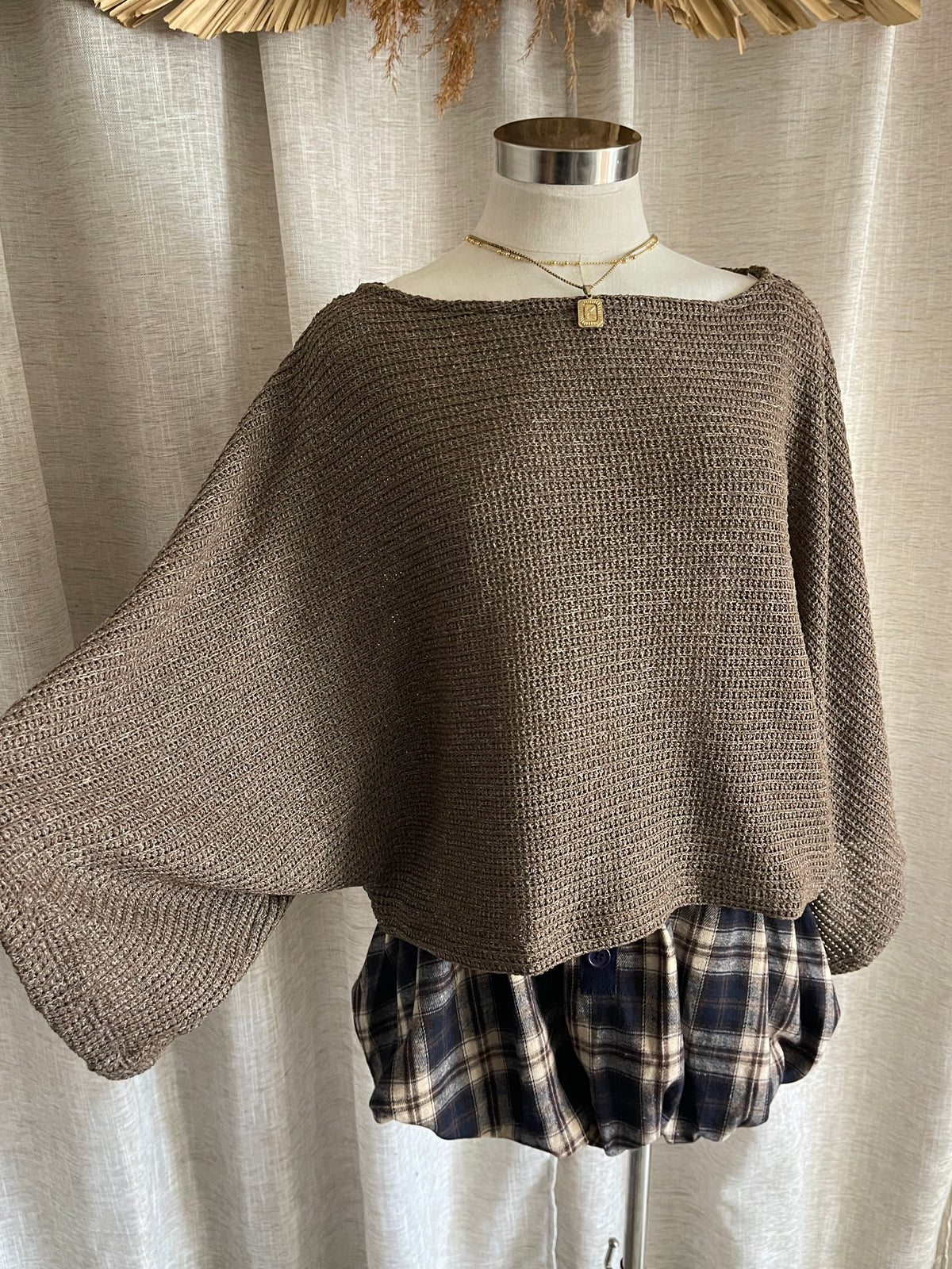 Maple Muse Poncho Top - RESTOCK