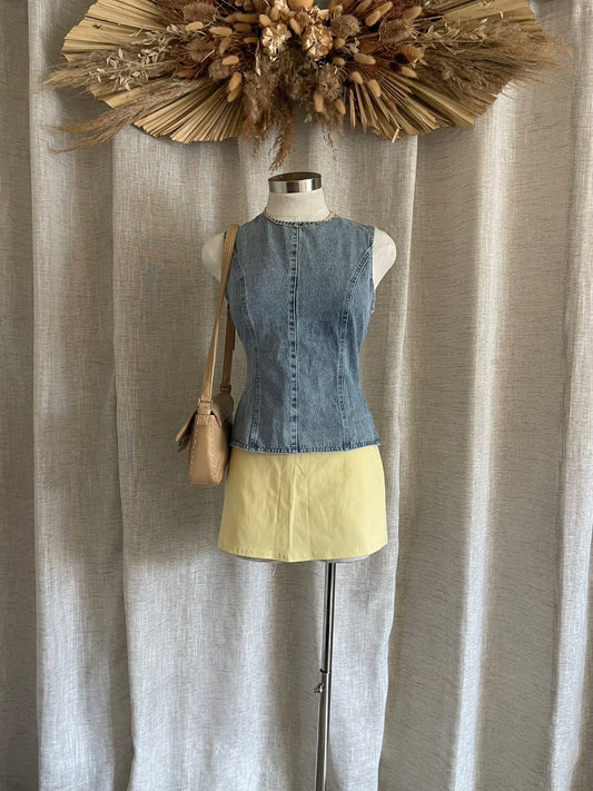Back For More Denim Top