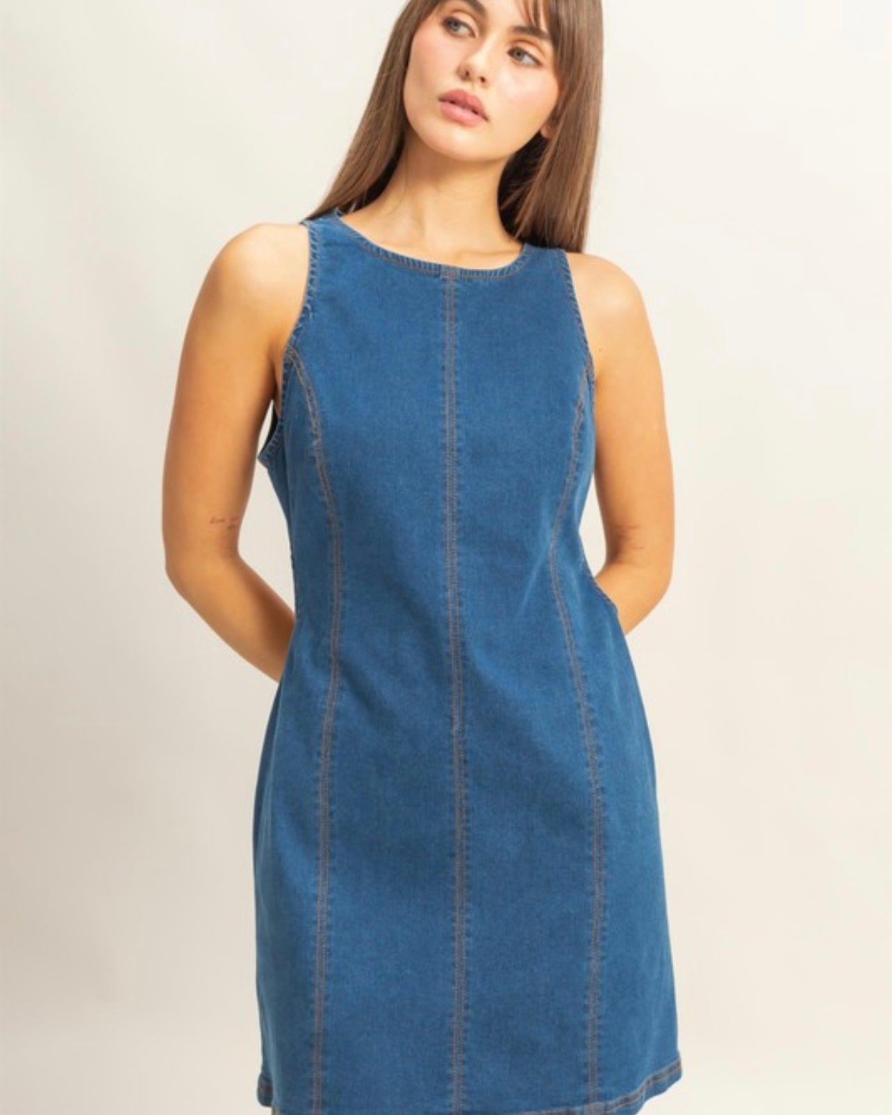 Electric Touch Open Back Dress