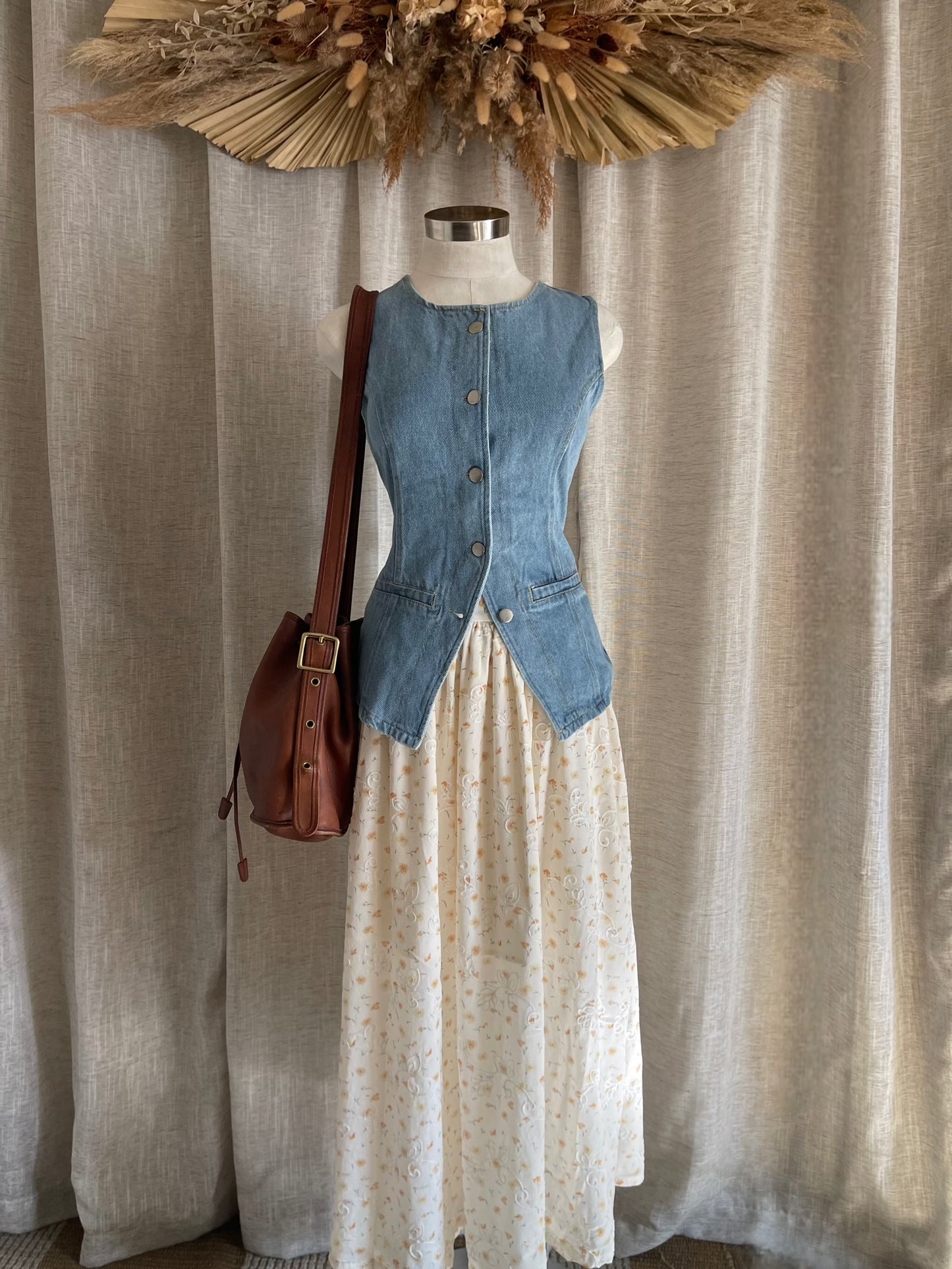 Blue Crush Denim Vest