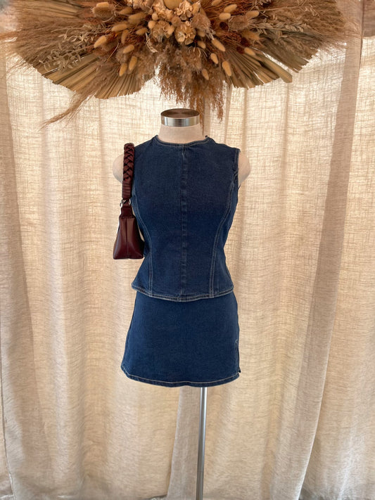 Short & Sweet Denim Set
