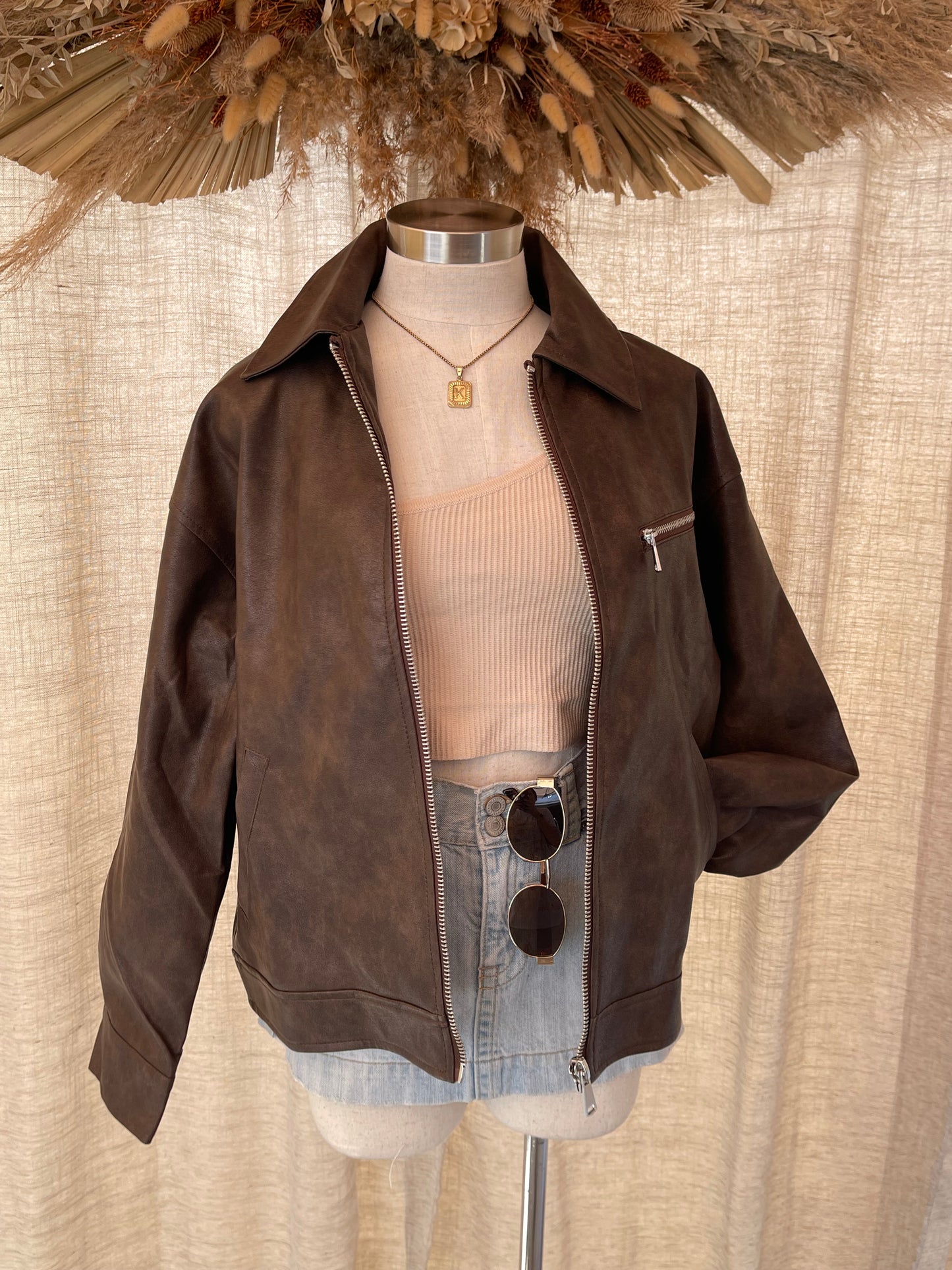 Take Me Out Leather Jacket