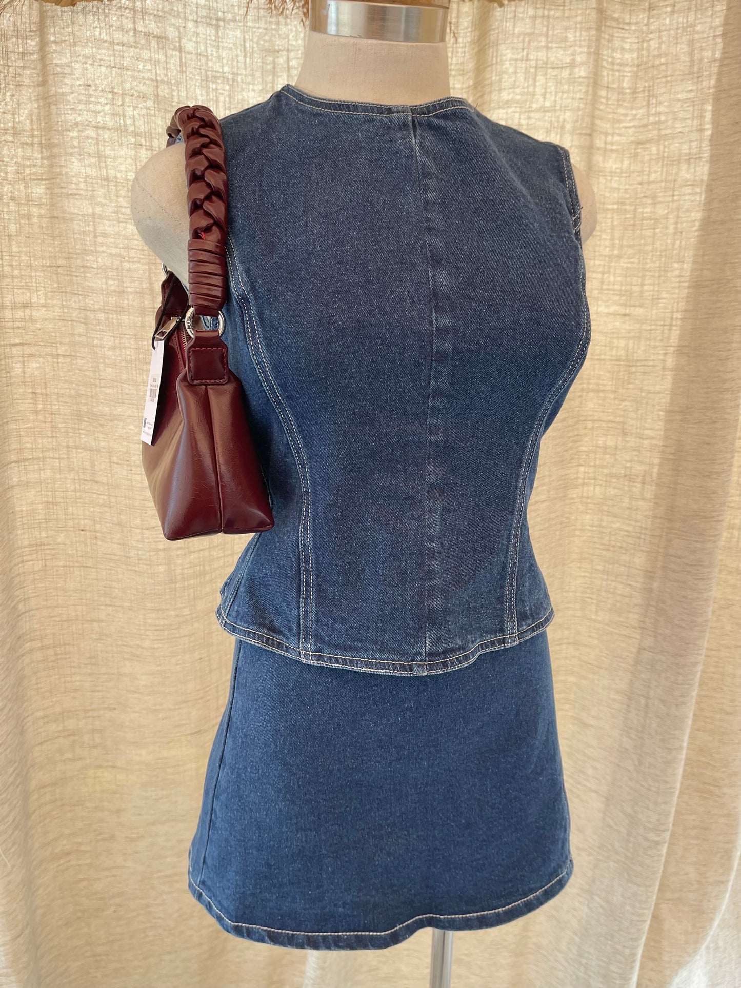 Short & Sweet Denim Set- RESTOCK - LAST M!!