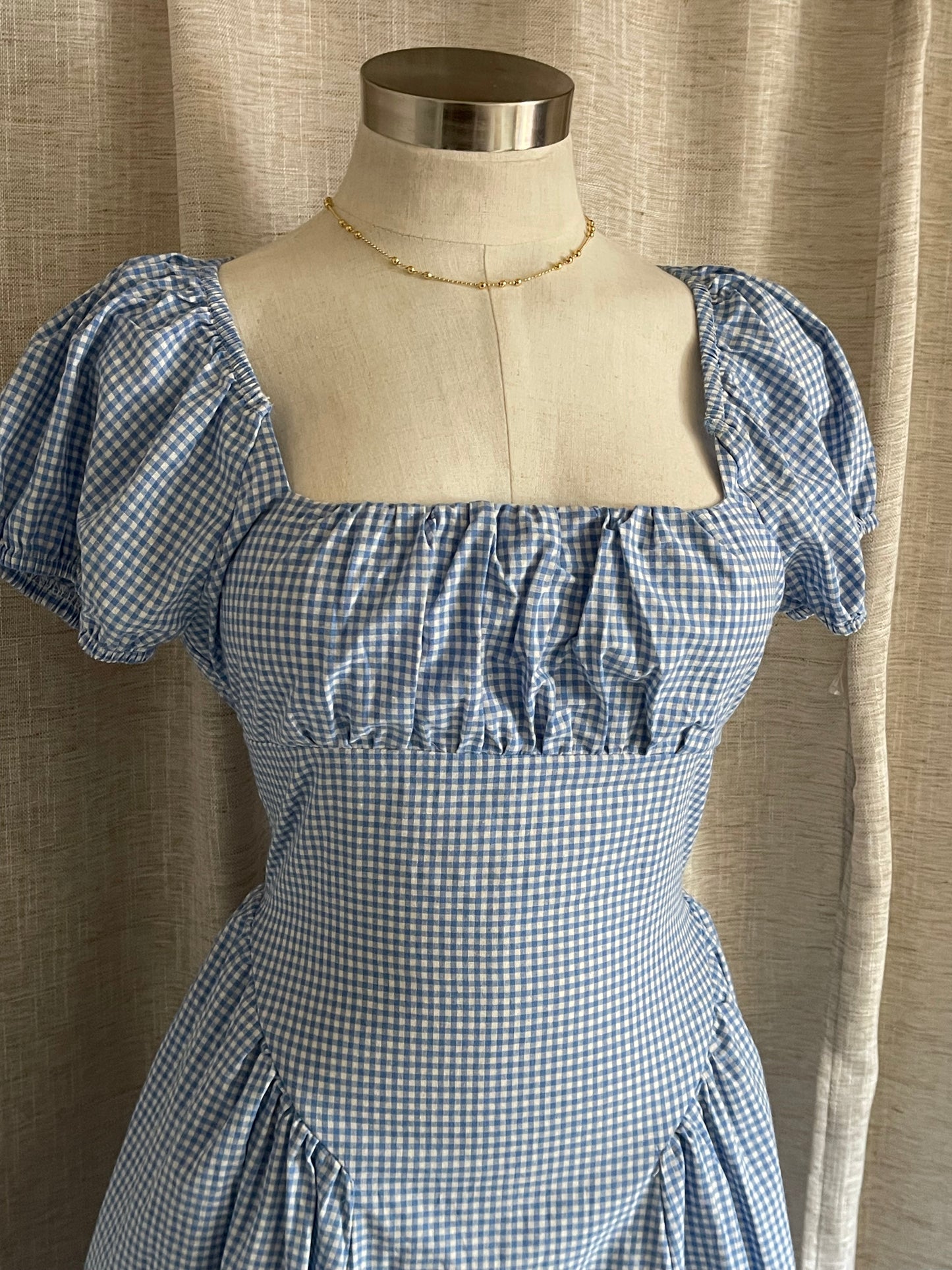 Countryside Gingham Dress - LAST L!
