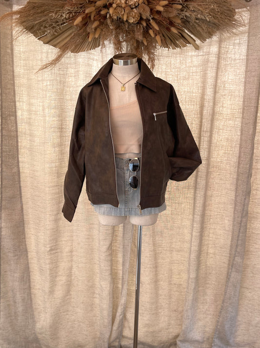 Take Me Out Leather Jacket