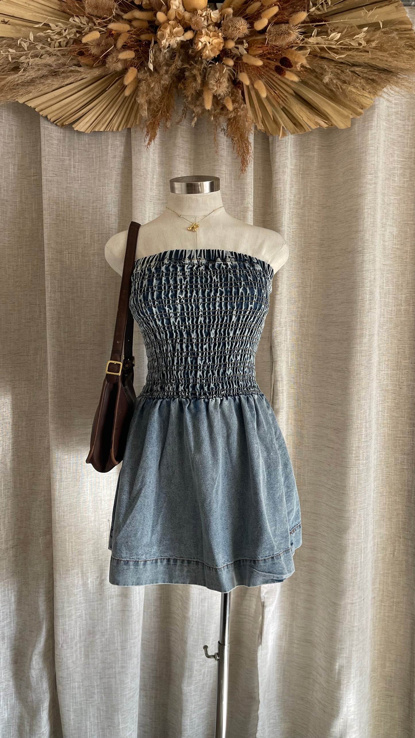 Darling Charm Denim Dress