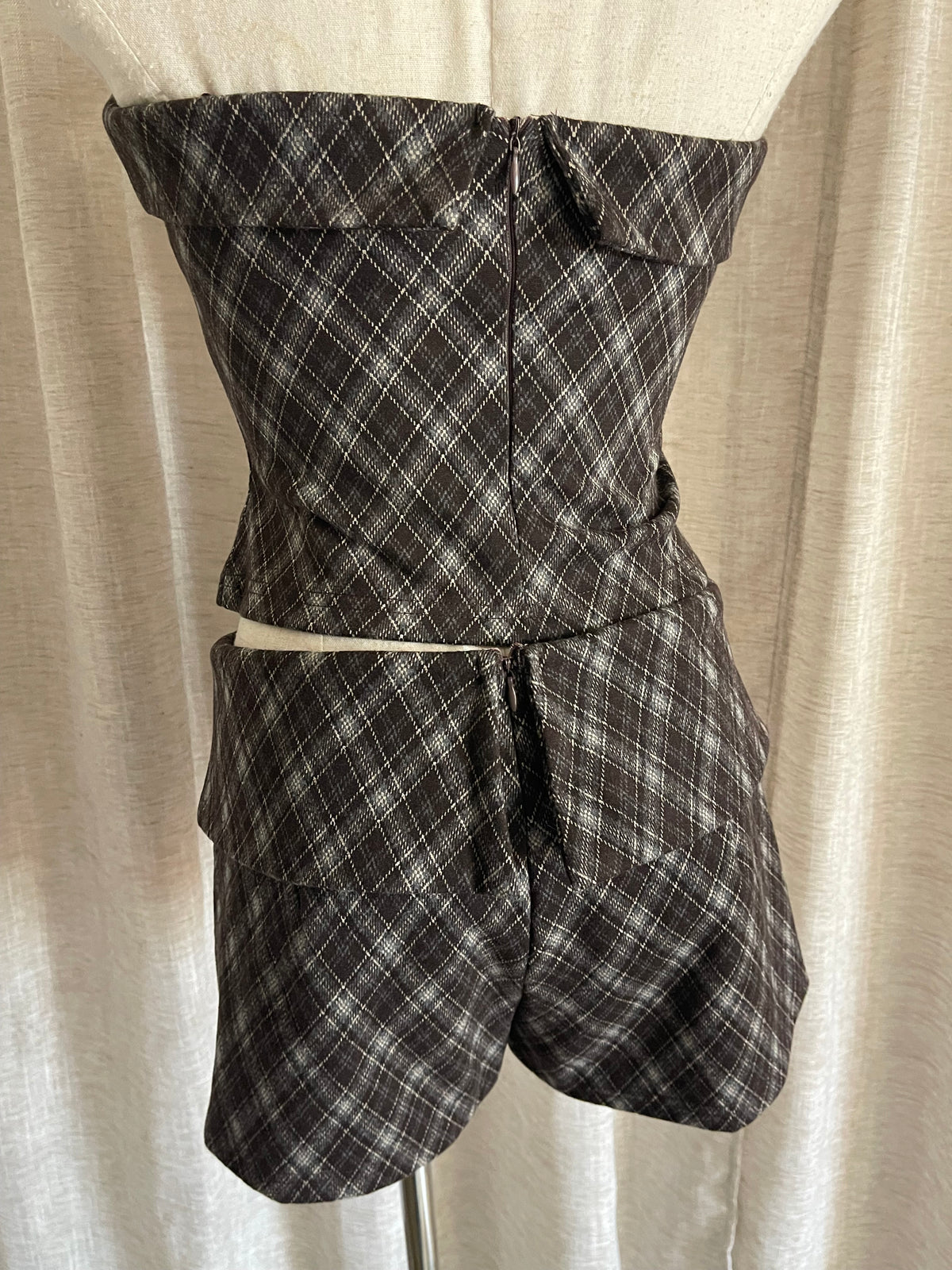 Autumn Haze Plaid Set