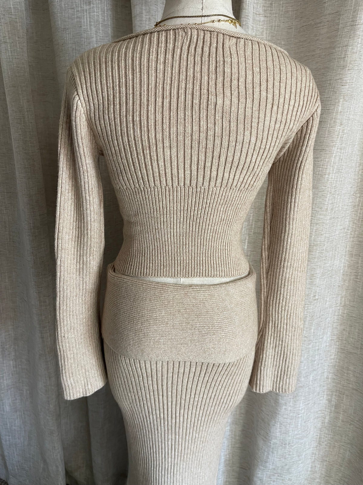 Truffle Knit Set - Oatmeal