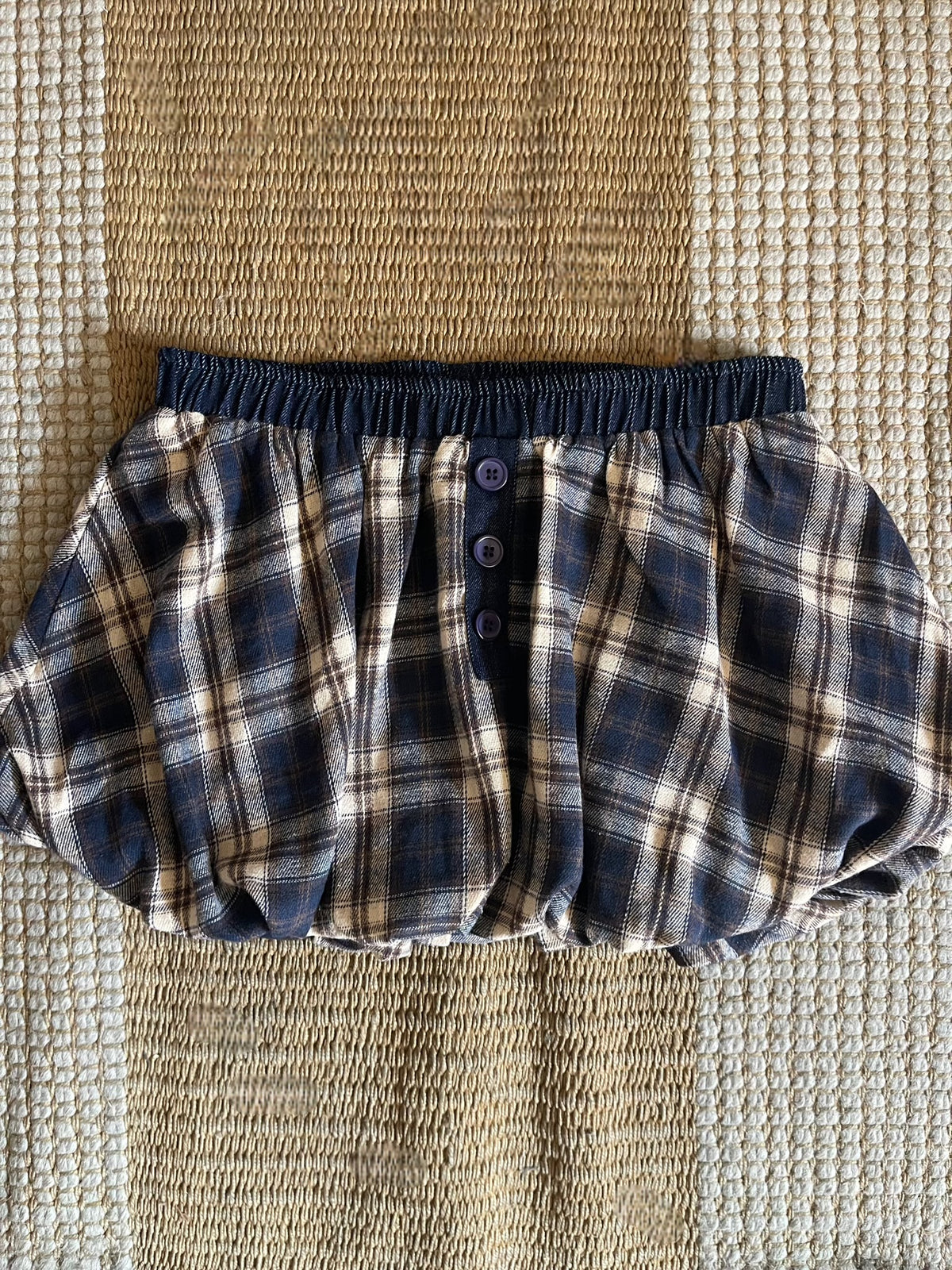 Hard To Forget Plaid Bubble Skirt