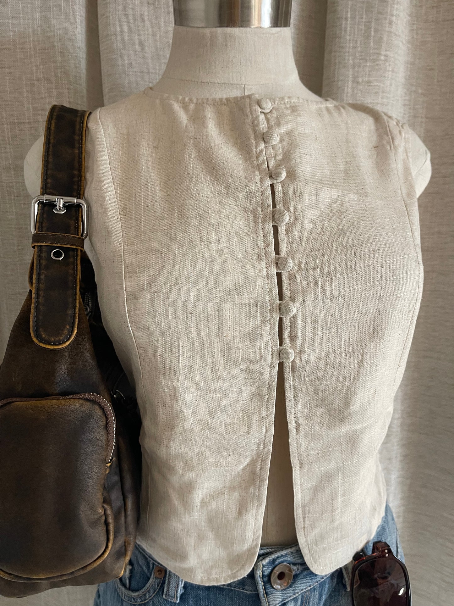 Coastal Linen Top