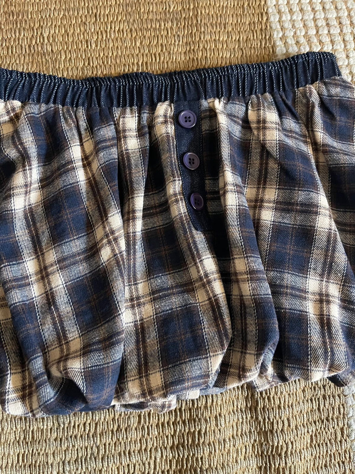 Hard To Forget Plaid Bubble Skirt