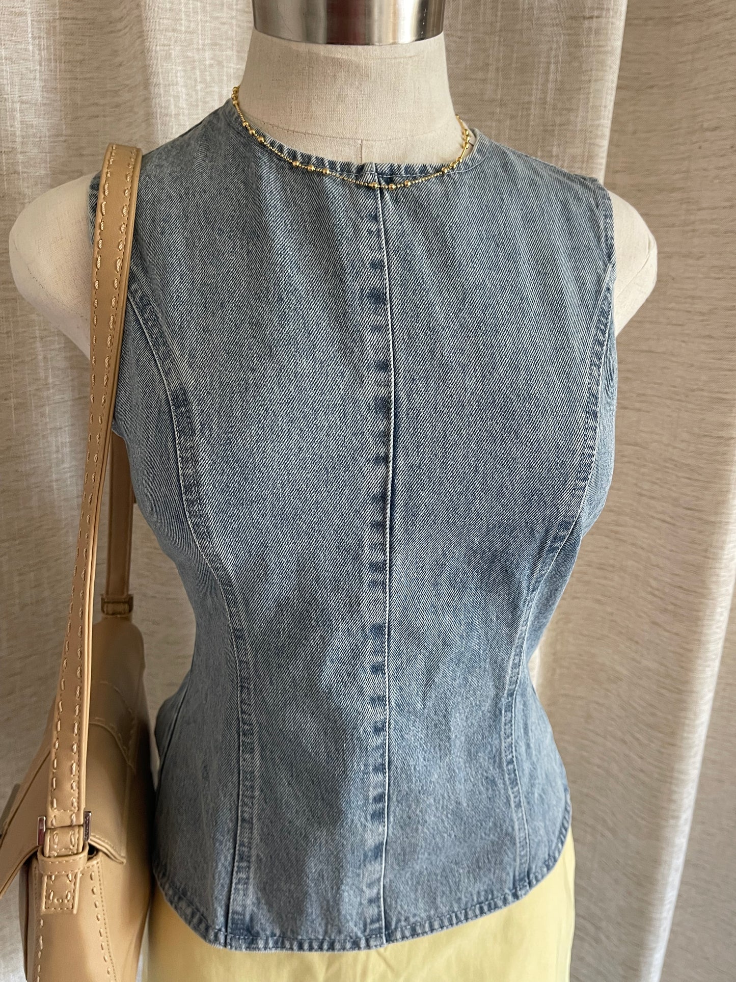 Back For More Denim Top