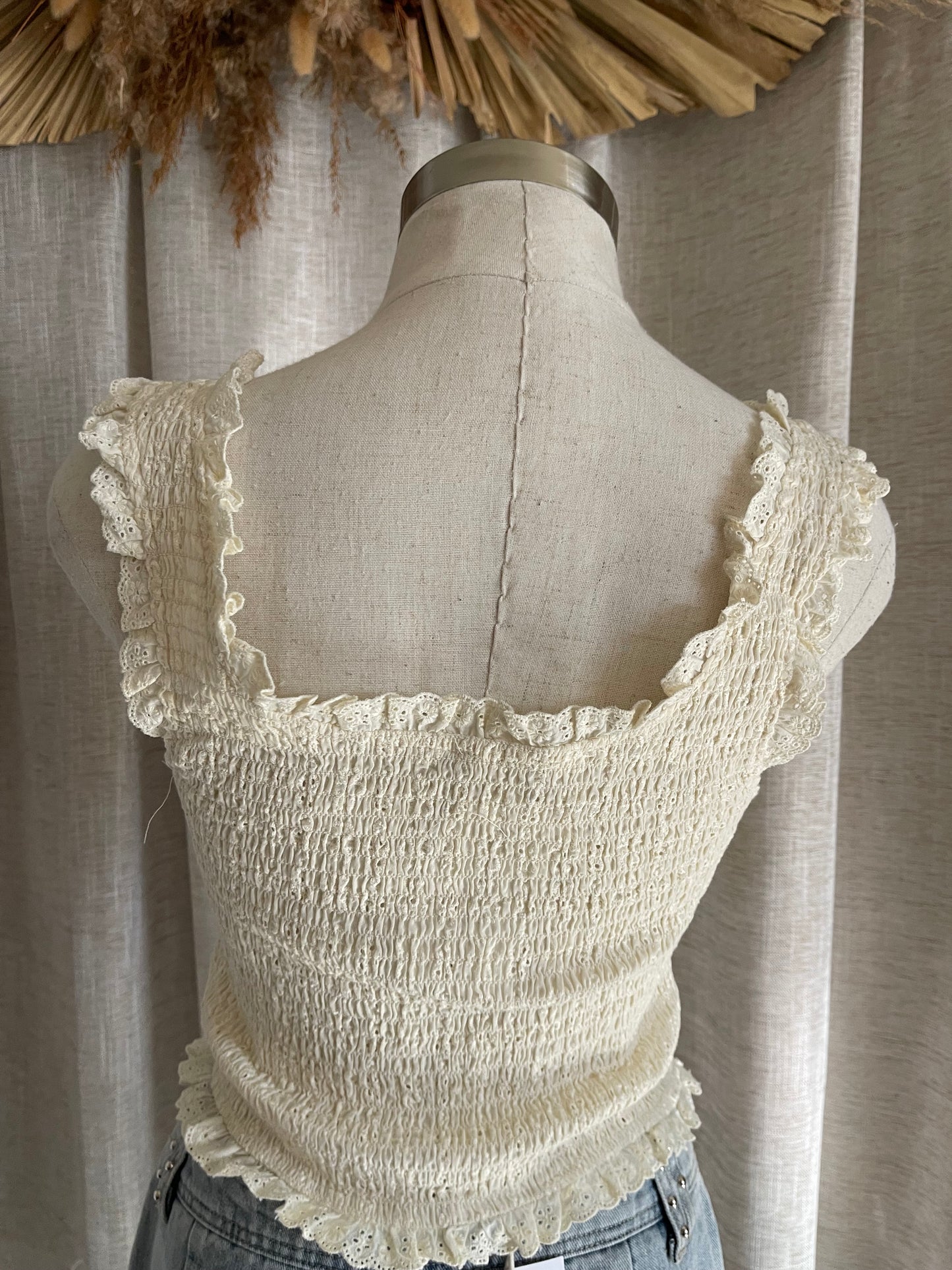 So Charmed Eyelet Top