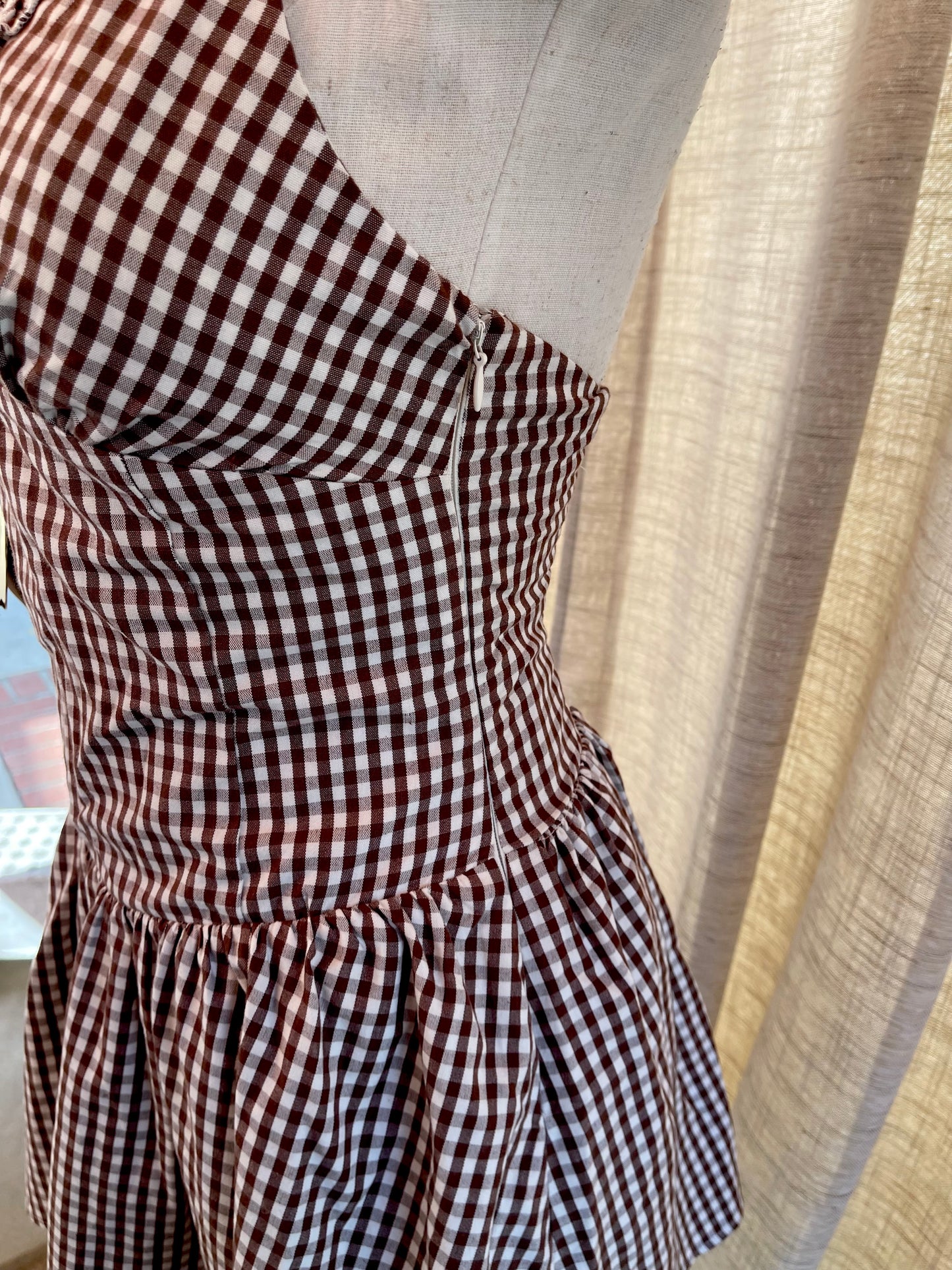 Sweet Honey Ginghams Dress