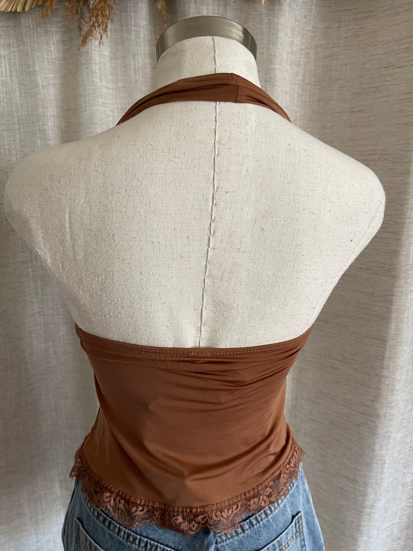 She's A Flirt Top - Brown