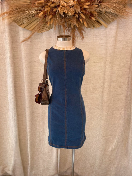 Electric Touch Open Back Dress