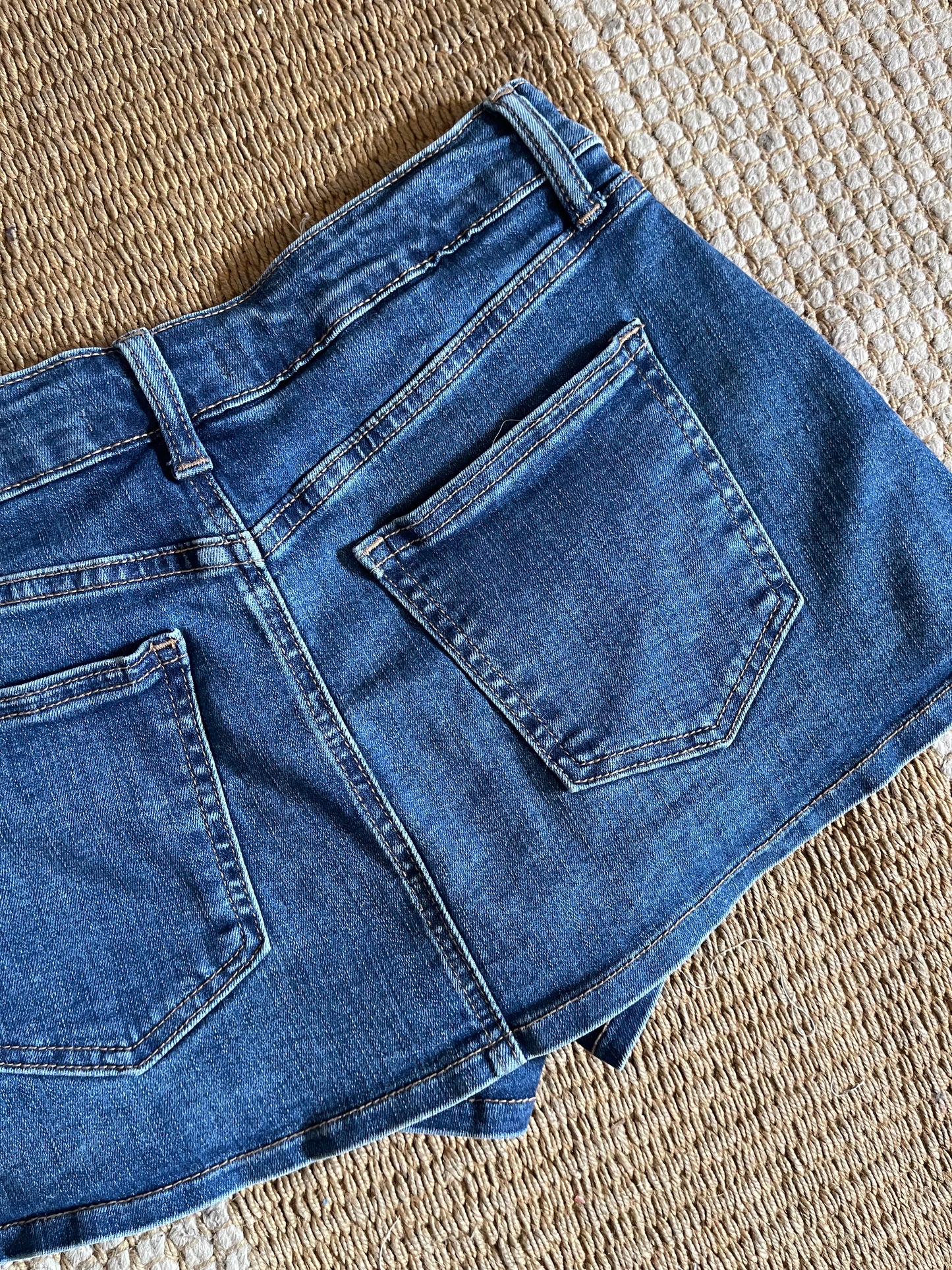 Can't Tame Her Denim Skort