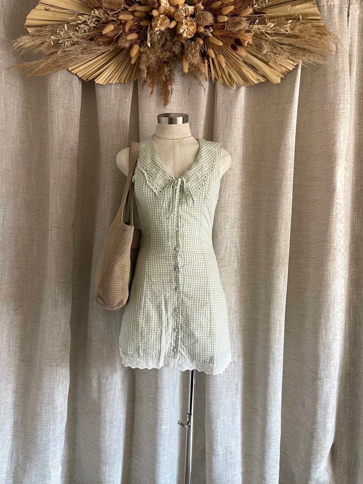 True Charm Gingham Dress