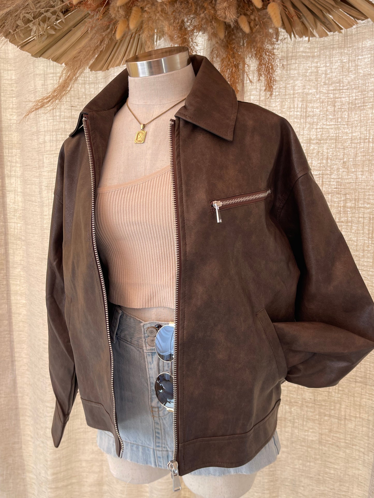 Take Me Out Leather Jacket