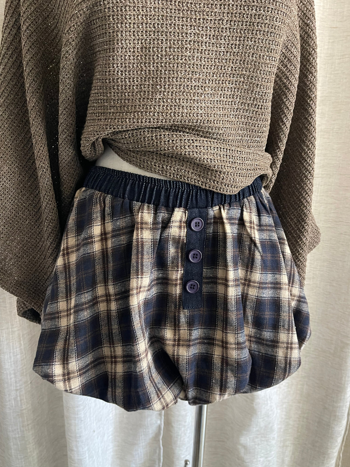 Hard To Forget Plaid Bubble Skirt
