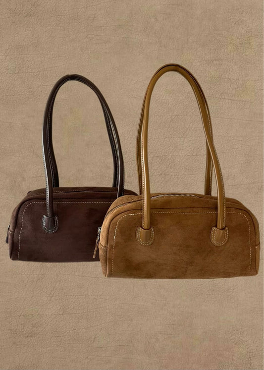 Fall Time Faux Suede Bag