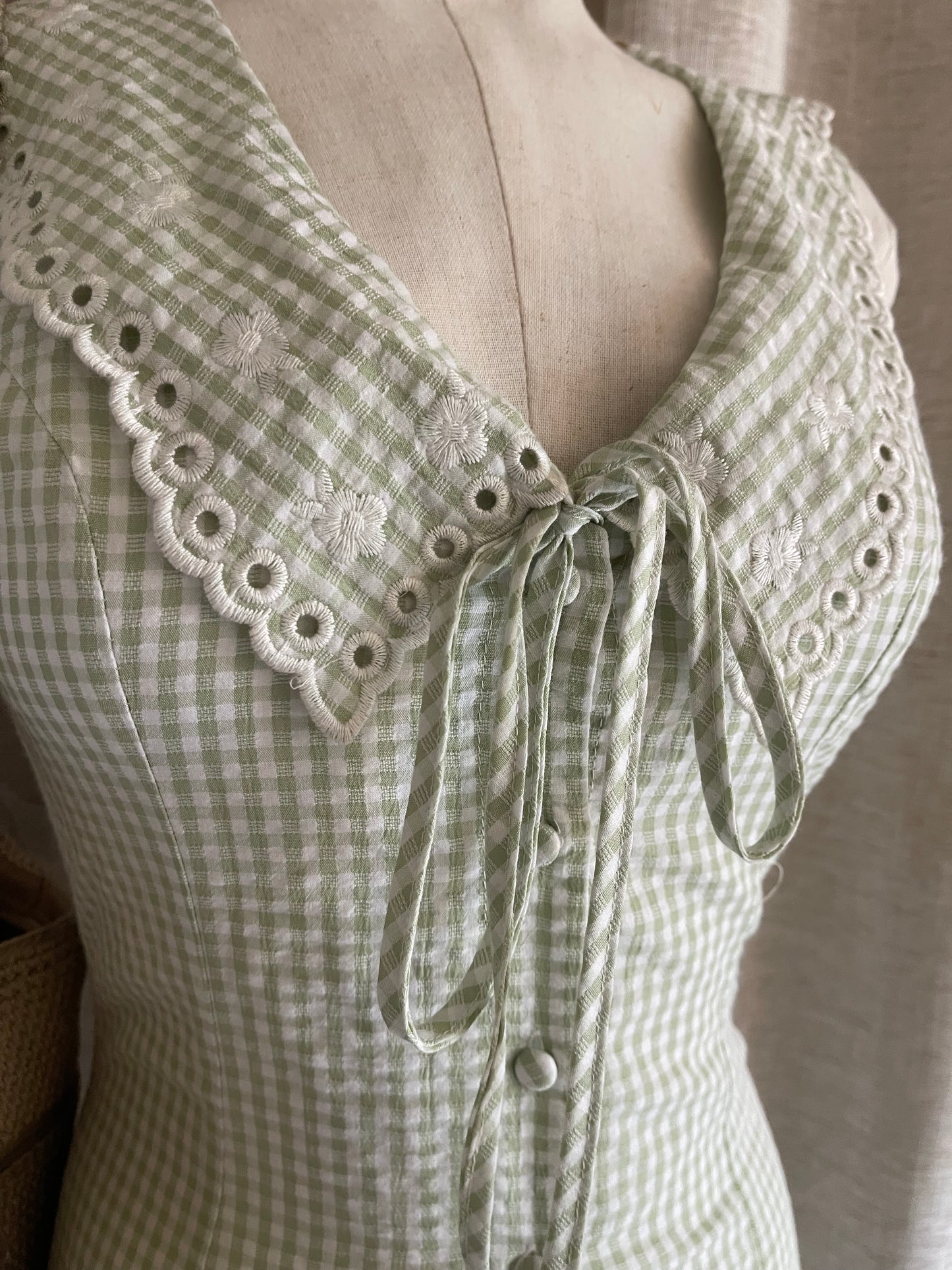 True Charm Gingham Dress
