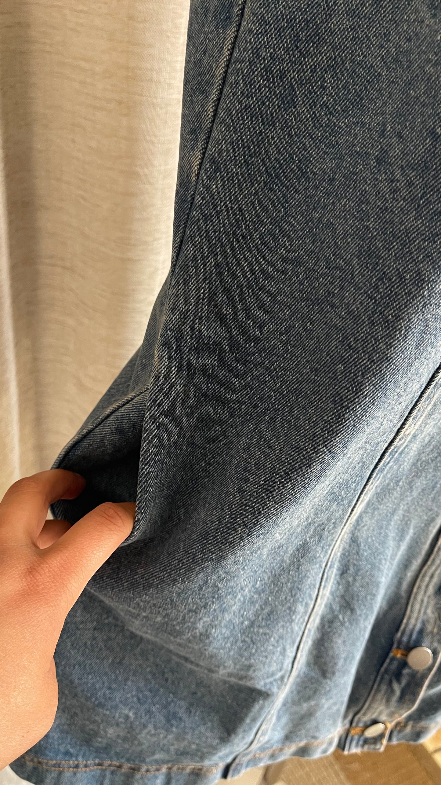 At The Rodeo Denim Dress - LAST M!