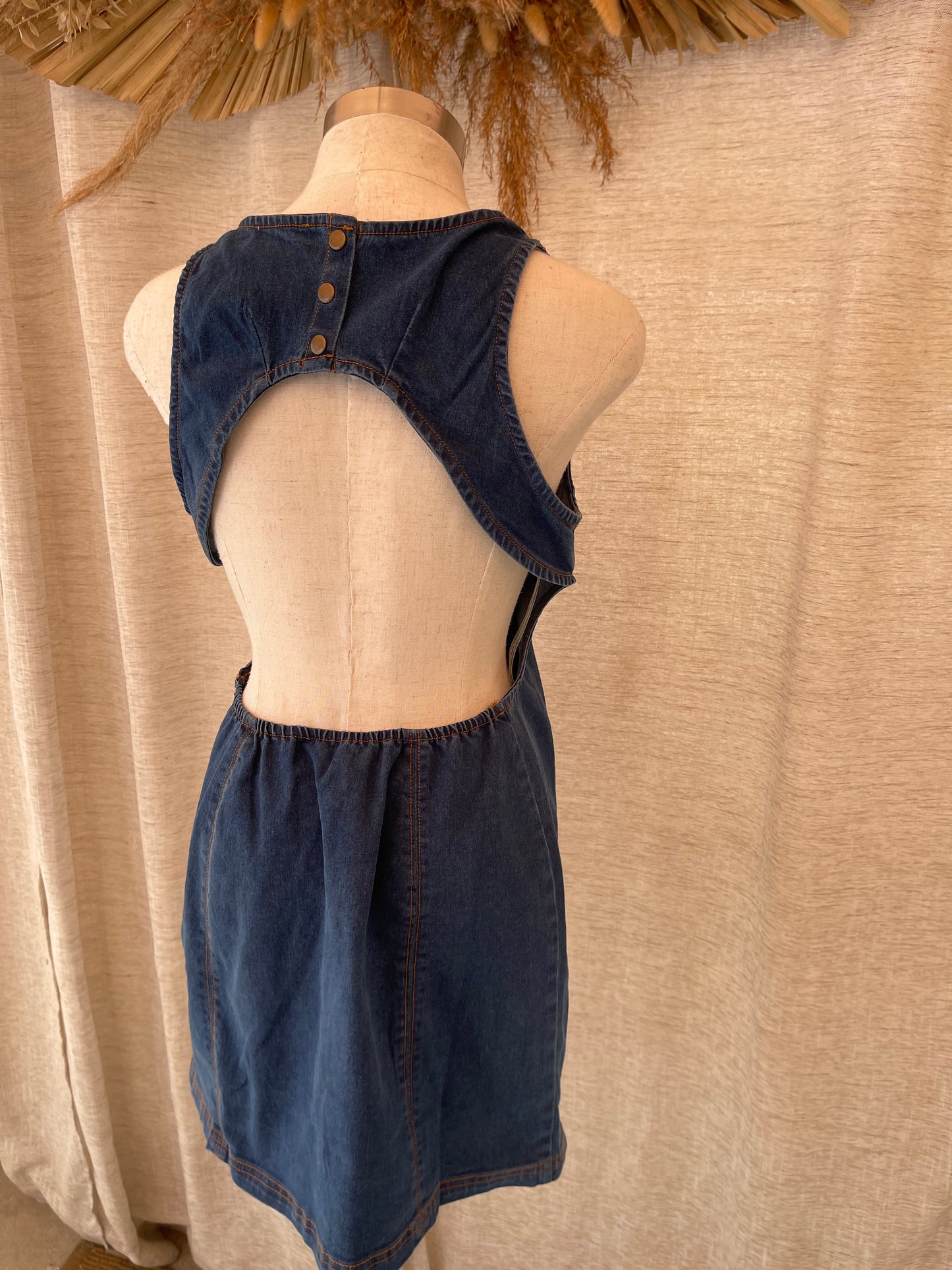 Electric Touch Open Back Dress