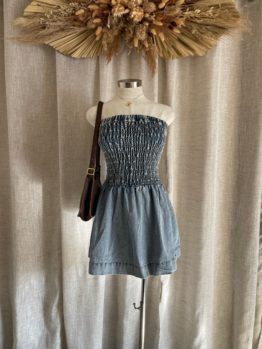 Darling Charm Denim Dress