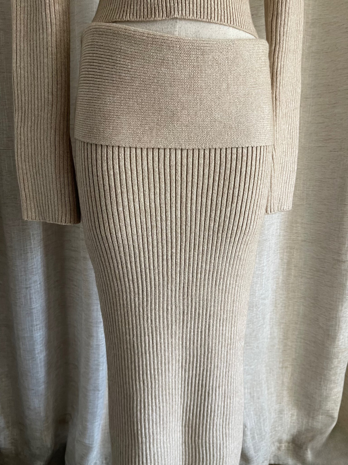 Truffle Knit Set - Oatmeal
