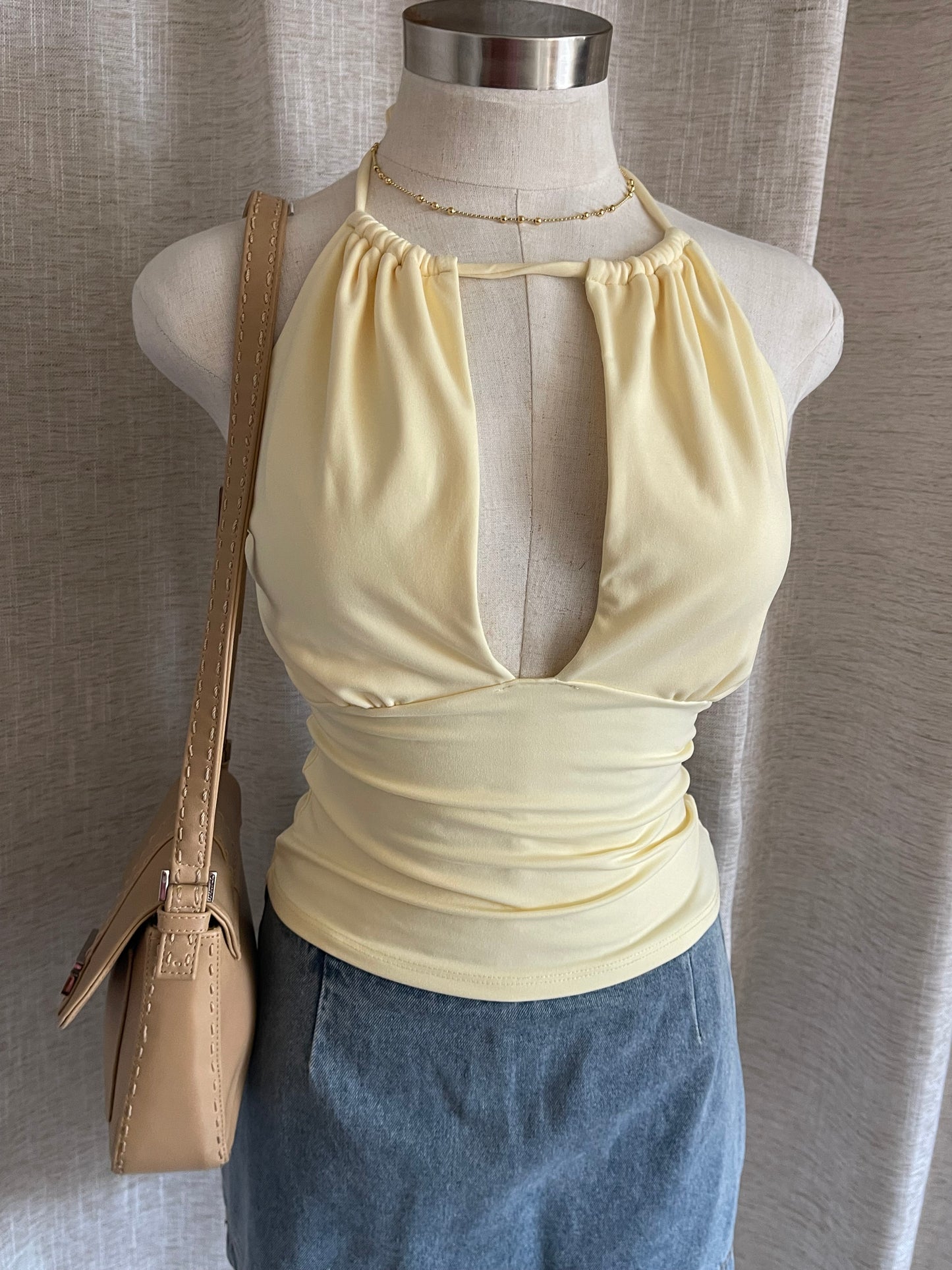 Worth A Look Top- Butter Yellow