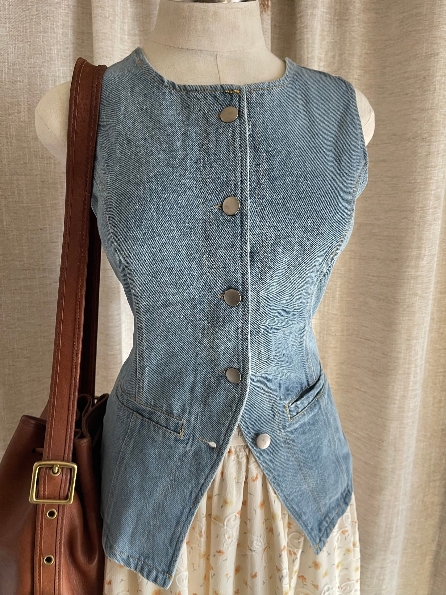 Blue Crush Denim Vest