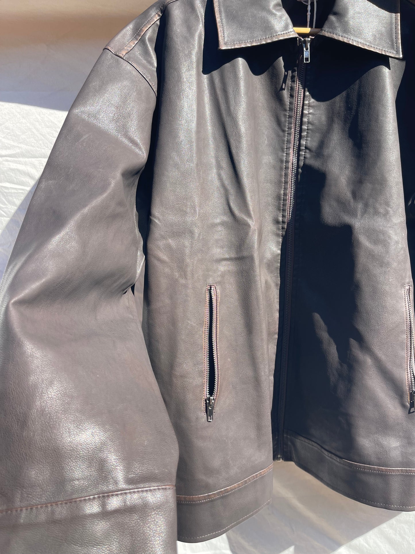 Lookin' At You Vintage Leather Jacket