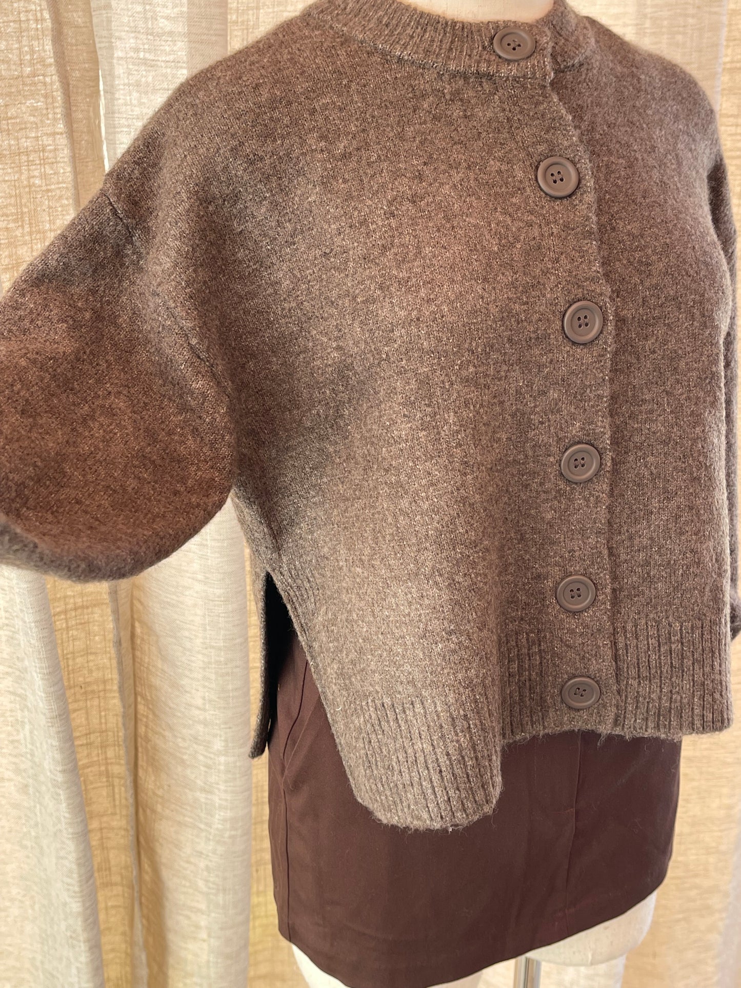 Toasted Chestnut Cardigan - LAST L!!