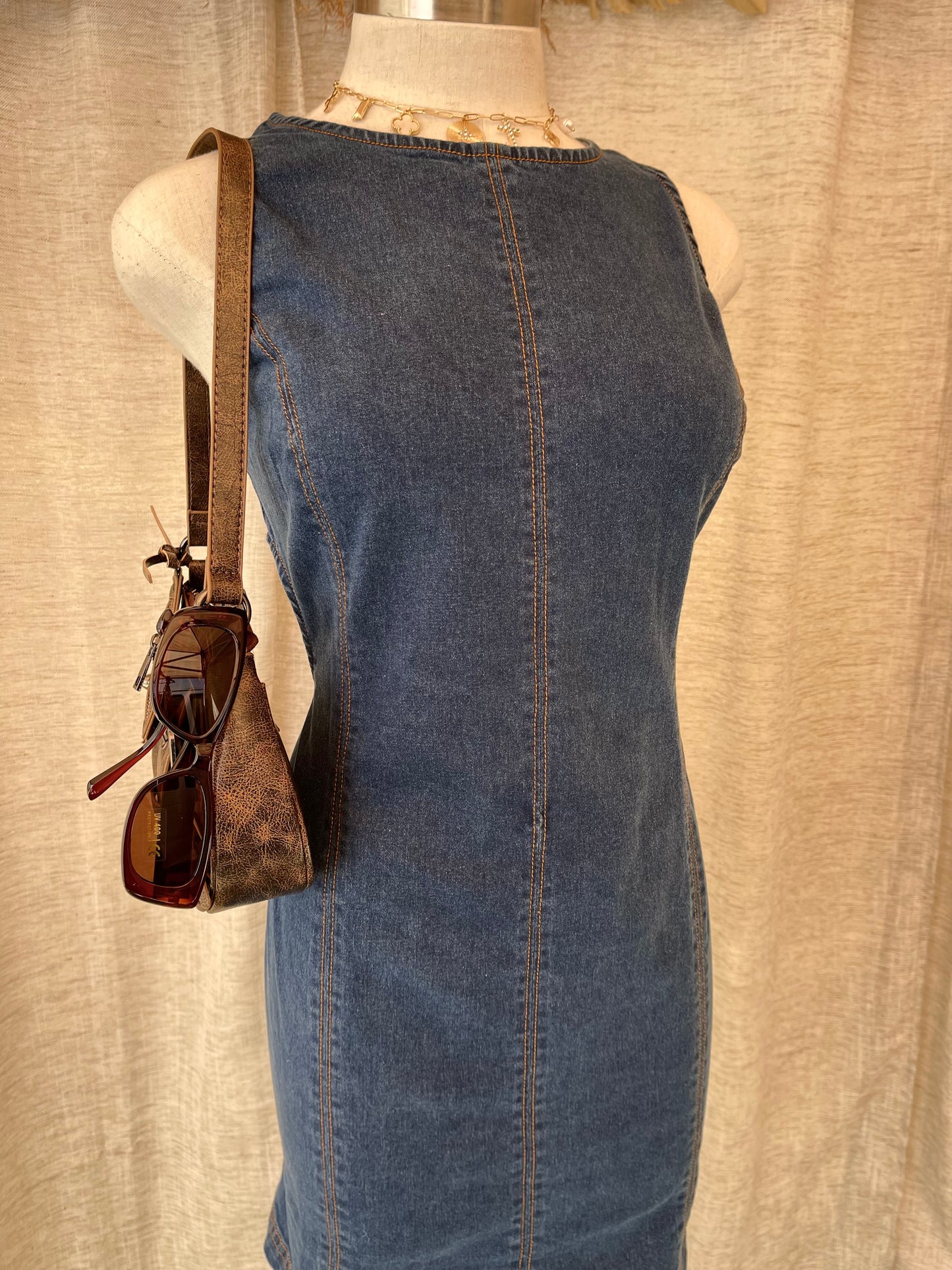 Electric Touch Open Back Dress