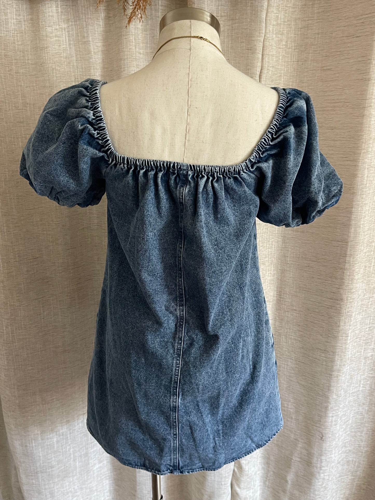 Sweet Charming Denim Dress