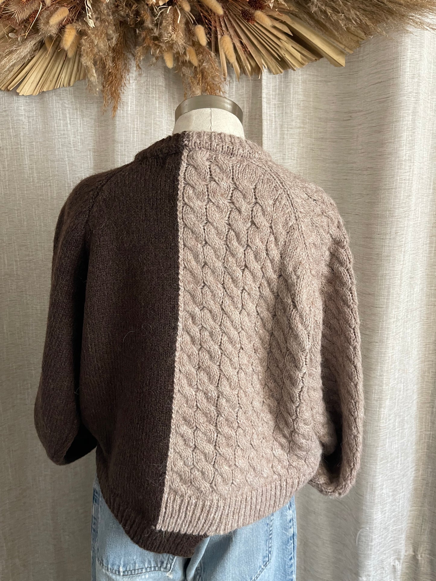 Denim Drift Sweater