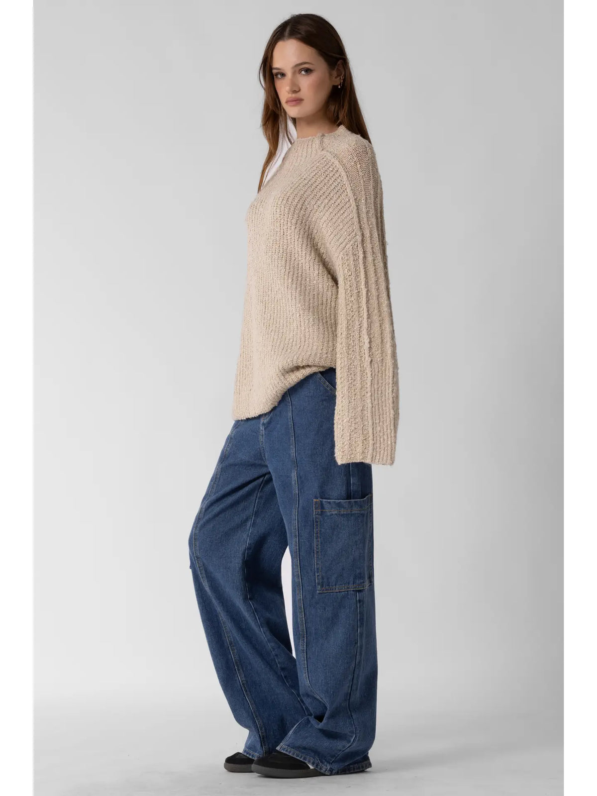 Fall Darling Sweater - Oat