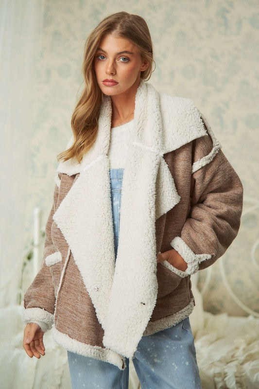 Bundled Up Sherpa Jacket